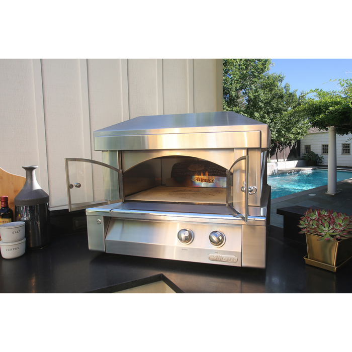 Alfresco 30-Inch Countertop Outdoor Pizza Oven Plus - AXE-PZA-LP/NG