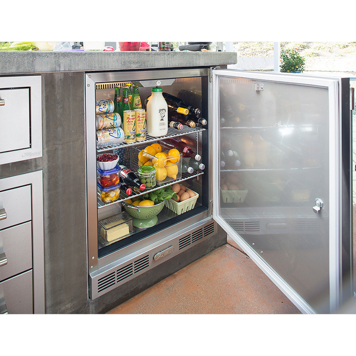 Alfresco 7.25 Cu. Ft Single Door Refrigerator & Kegerator - URS-1XE