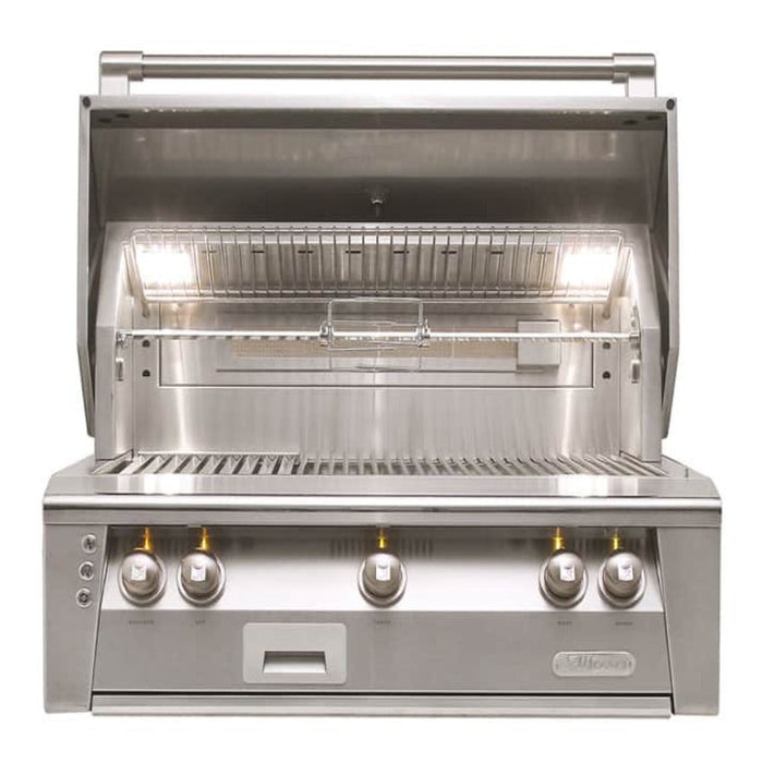 Alfresco ALXE 36-Inch Built-In Gas Grill with Rotisserie - ALXE-36-NG/LP