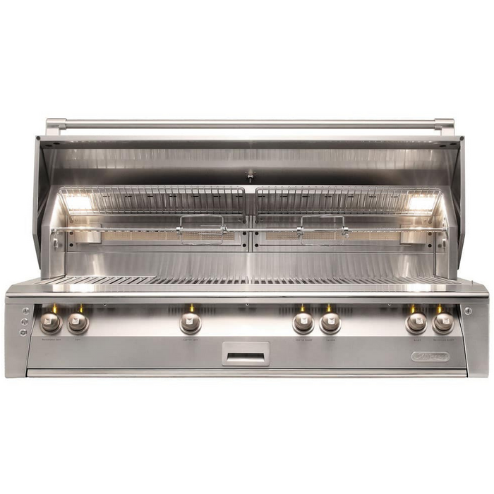 Alfresco ALXE 56-Inch Built-In Gas All Grill with Sear Zone Burner & Rotisserie - ALXE-56BFG-NG/LP