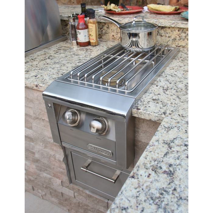 Alfresco Built-In Dual Side Burner - AXESB-2-NG/LP