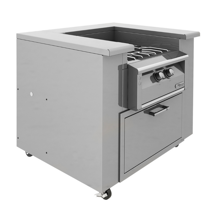 Alfresco Stainless Steel Counter with Storage - AXEVP-COUNTER-SC