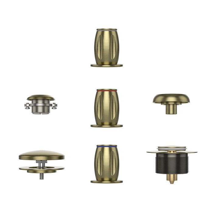 Bathtub Faucet Fixtures For AIS Series Whirlpool Spa Tubs- ACC-AIS(BB)