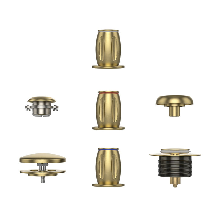 Bathtub Faucet Fixtures For AIS Series Whirlpool Spa Tubs- ACC-AIS(BB)