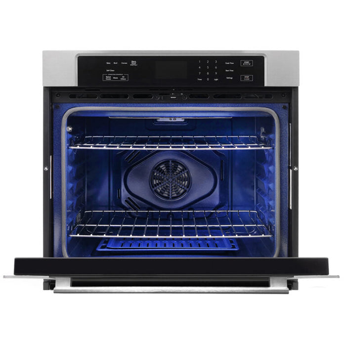 Cosmo 30" 5 cu. ft. Single Electric Wall Oven with Self-Cleaning in Stainless Steel, COS-30ESWC