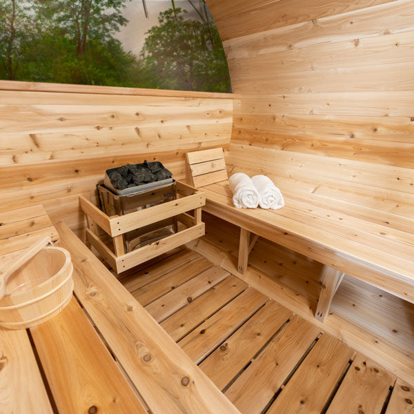 Tranquility MP Barrel Electric Sauna - CTC2345MPE