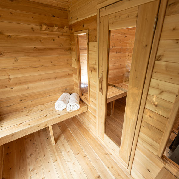 CT Georgian Cabin Electric Sauna with Changeroom - CTC88CE