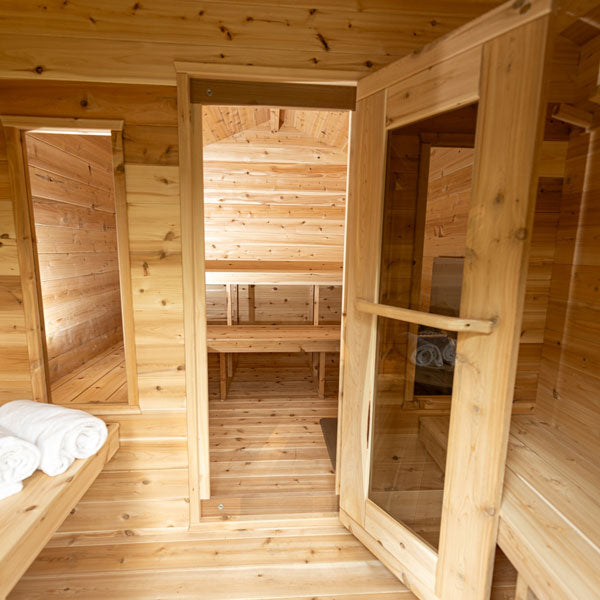 CT Georgian Cabin Electric Sauna with Changeroom - CTC88CE