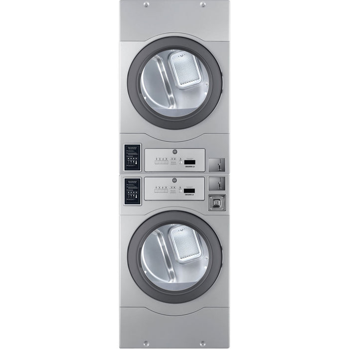 Crossover 7.0 CF Commercial Electric Dryer, 22+lb Capacity, OPL/Card/Coin Rdy - Grey (DLHF0817EC2)