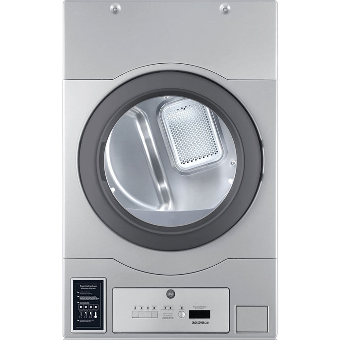 Crossover 7.0 CF Commercial Electric Dryer, Bottom Ctrl (STACKED SETUPS ONLY) - Grey (DLHS0817EC2)