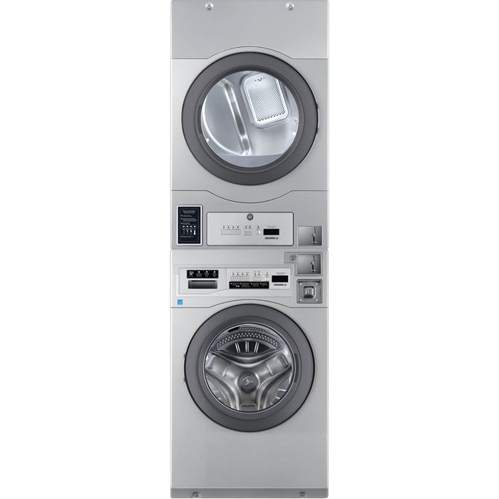 Crossover 7.0 CF Commercial Electric Dryer, Bottom Ctrl (STACKED SETUPS ONLY) - Grey (DLHS0817EC2)