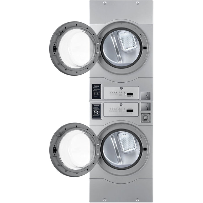 Crossover 7.0 CF Commercial Electric Dryer, Bottom Ctrl (STACKED SETUPS ONLY) - Grey (DLHS0817EC2)