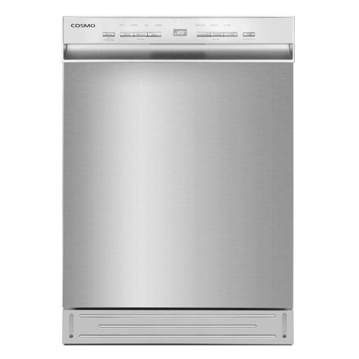 Cosmo 24" Front Control Built-In Tall Tub Dishwasher in Fingerprint Resistant Stainless Steel, COS-DWD24FBR