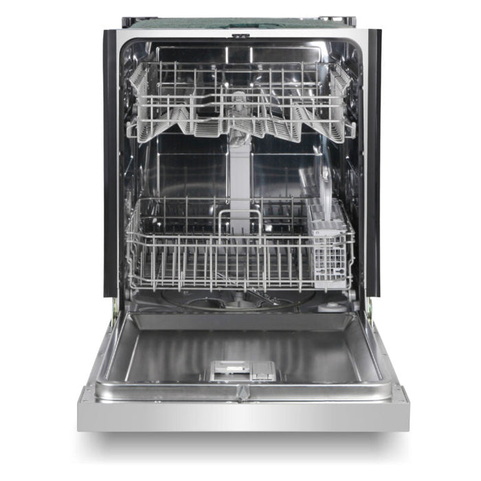 Cosmo 24" Front Control Built-In Tall Tub Dishwasher in Fingerprint Resistant Stainless Steel, COS-DWD24FBR