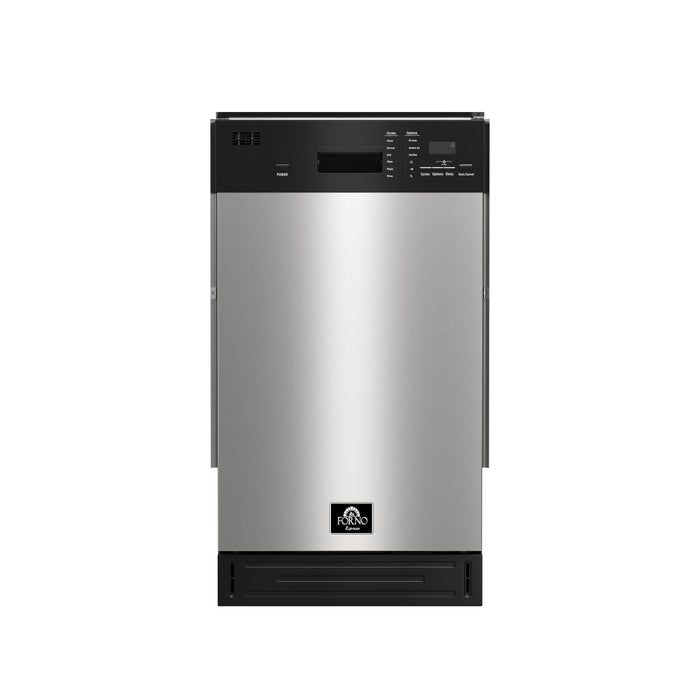 Forno Espresso 18" Built-in Dishwasher in Stainless Steel, FDWBI8041-18S