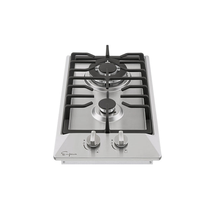 Empava 12 inch 2 Burner Gas Cooktop - EMPV-12GC29