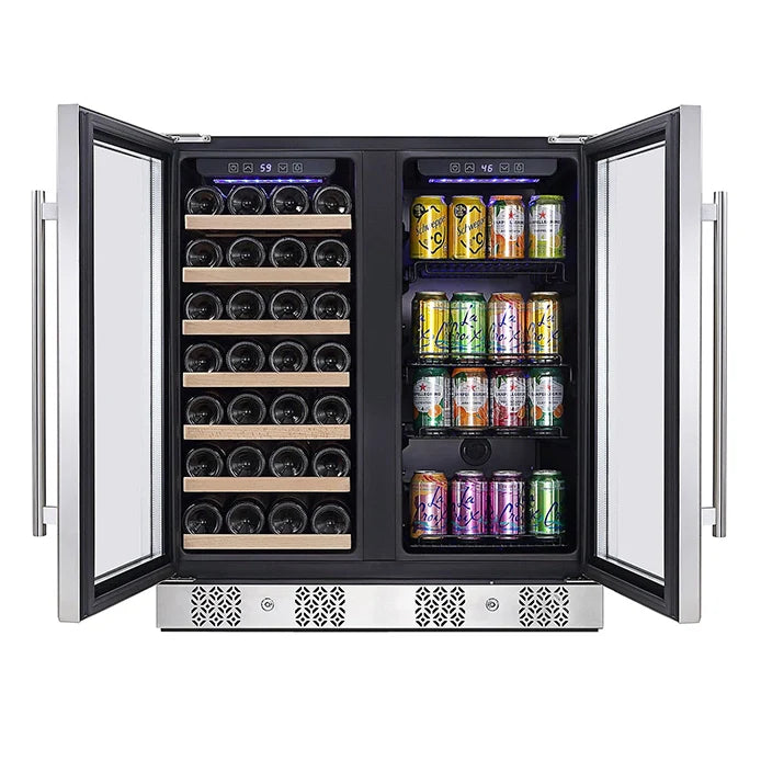 Empava Dual Zone Wine & Beverage Cooler Fridge - EMPV-BR04D