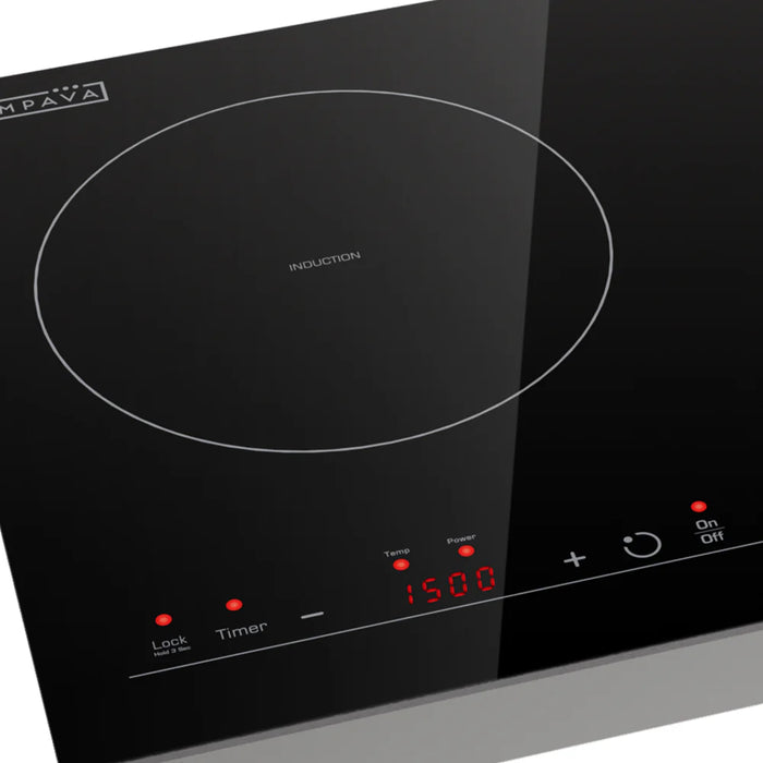 Empava 12 In. Induction Cooktop with 2 burners - EMPV-IDC12B2