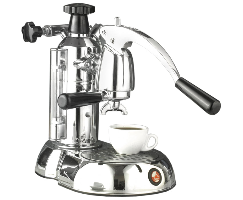 La Pavoni "Stradivari" 8 Cup-Chrome & Black #ESC-8