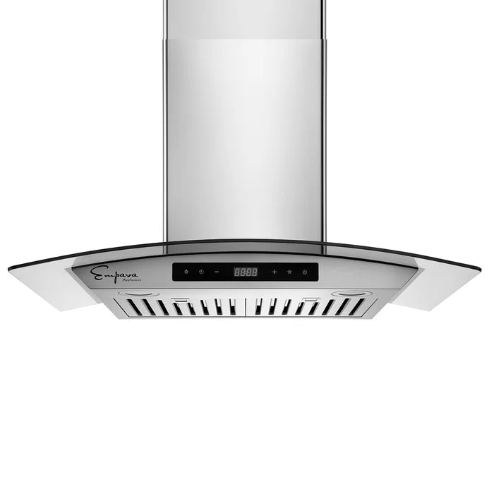 Empava Appliance Package-Empava 30" Air Fry Electric Oven, Empava 30" Cooktop, Empava 30" Convertible Vent Wall Mount Range Hood, AP-EMPV-30WO04-3