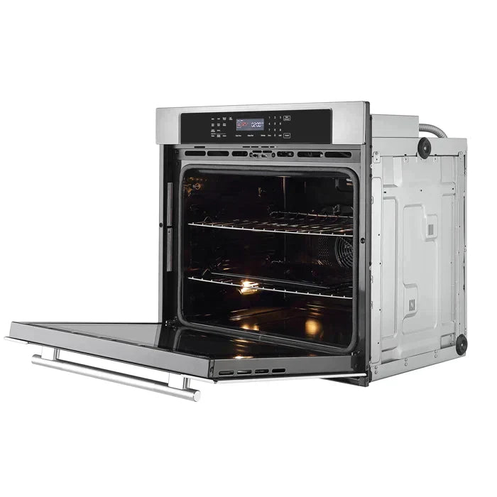 Empava Appliance Package-Empava 30" Air Fry Electric Oven, Empava 30" Cooktop, Empava 30" Convertible Vent Wall Mount Range Hood, AP-EMPV-30WO04-3