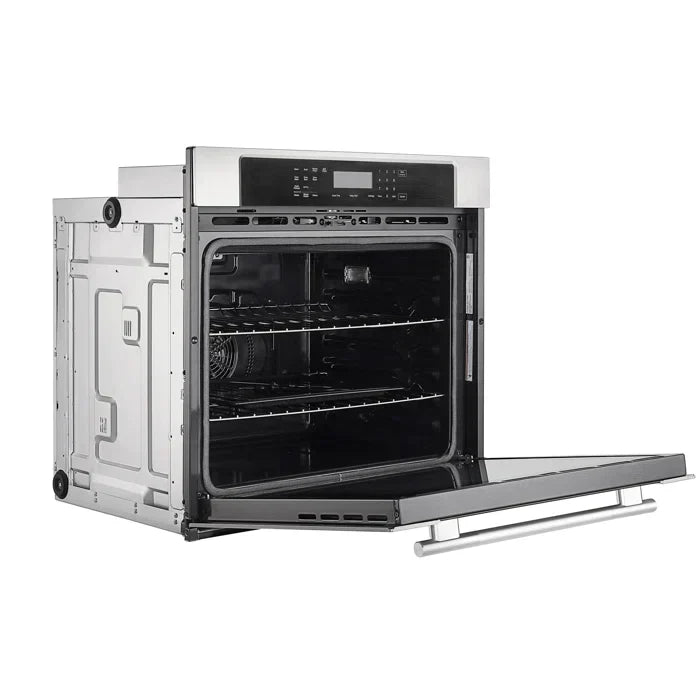 Empava Appliance Package-Empava 30" Air Fry Electric Oven, Empava 30" Cooktop, Empava 30" Convertible Vent Wall Mount Range Hood, AP-EMPV-30WO04-3