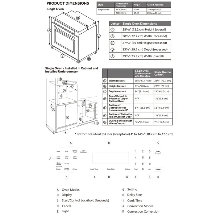 Empava Appliance Package-Empava 30" Air Fry Electric Oven, Empava 30" Cooktop, Empava 30" Under Cabinet Range Hood, AP-EMPV-30WO04-2