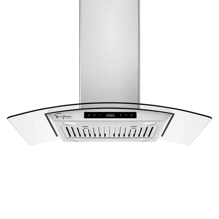 Empava 36" 400 CFM Convertible Island Wall Mount Range Hood, EMPV-36RH09