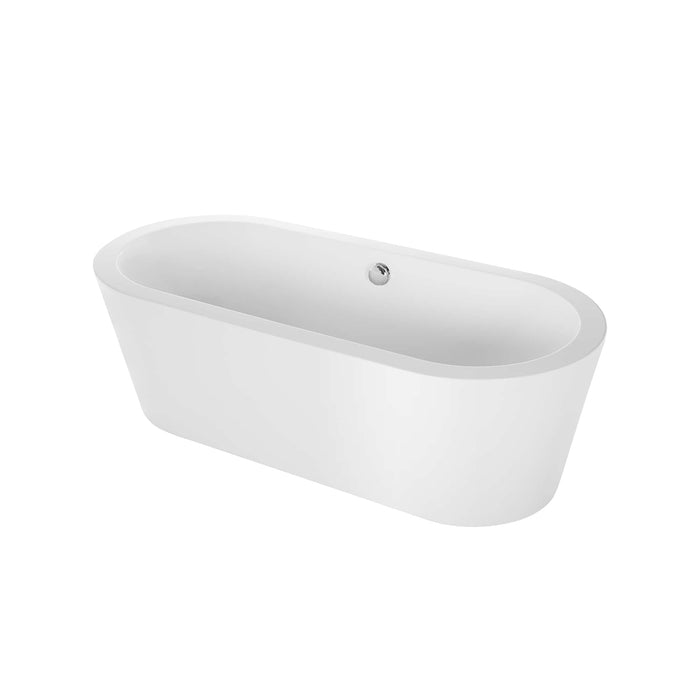 59" Freestanding Soaking Tub with Center Drain - EMPV-59FT1505