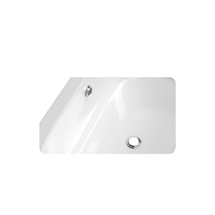 59" Freestanding Soaking Tub with Center Drain - EMPV-59FT1505