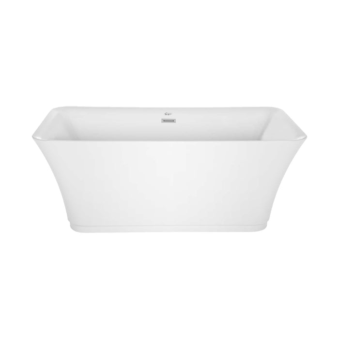 59" Freestanding Soaking Tub with Center Drain - EMPV-59FT1511