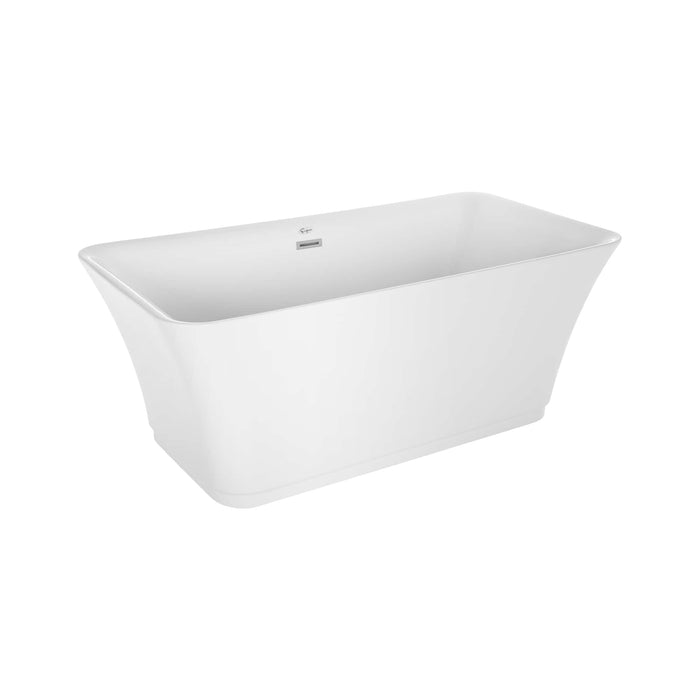 59" Freestanding Soaking Tub with Center Drain - EMPV-59FT1511