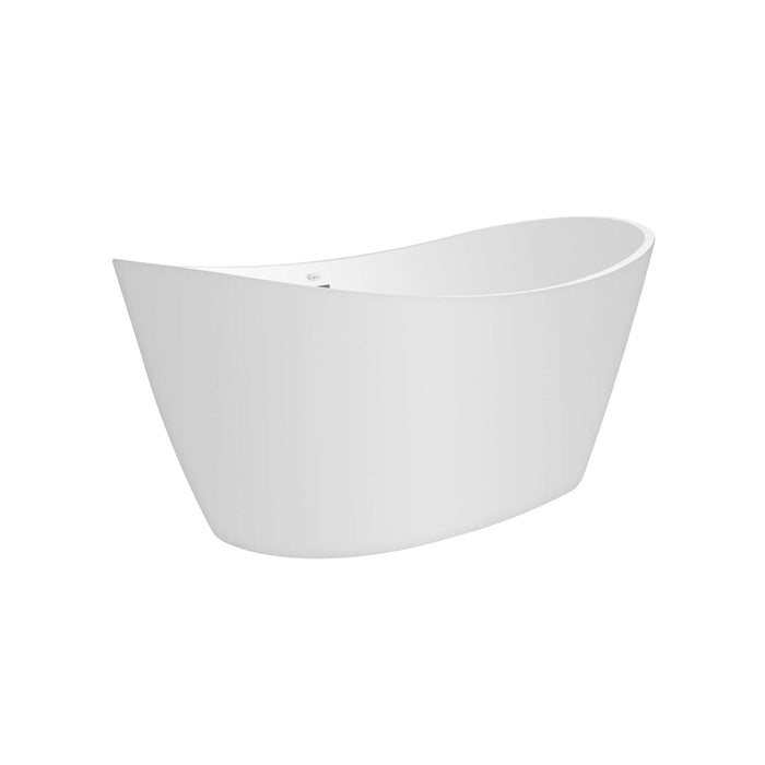 59" Freestanding Soaking Tub with Center Drain - EMPV-59FT1518