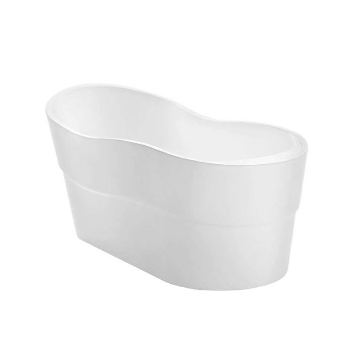 67" Freestanding Soaking Tub with Left Drain - EMPV-67FT1527