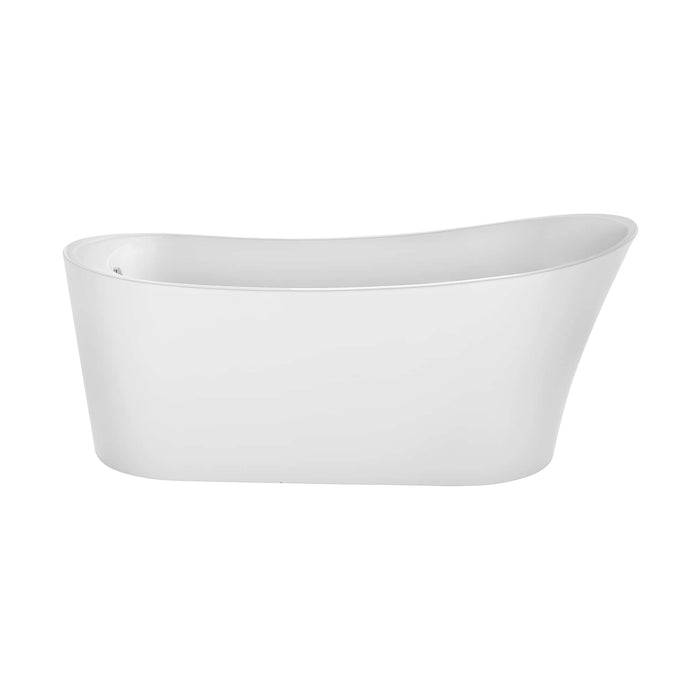 67" Freestanding Soaking Tub with Left Drain - EMPV-67FT1528