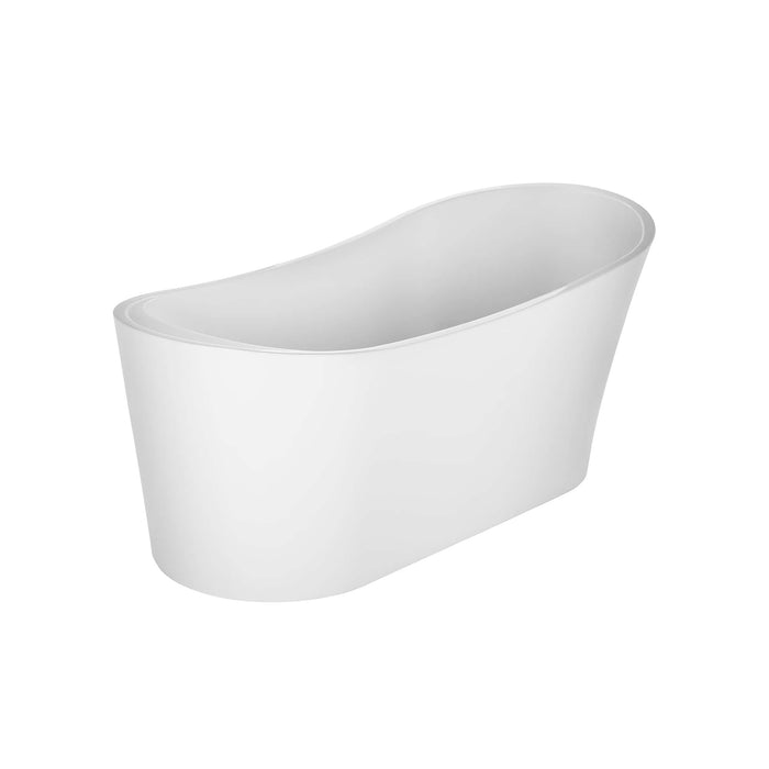 67" Freestanding Soaking Tub with Left Drain - EMPV-67FT1528