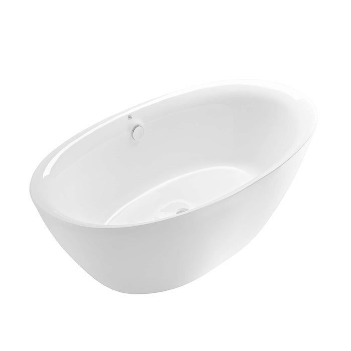 71" Freestanding Soaking Tub with Center Drain - EMPV-71FT1503