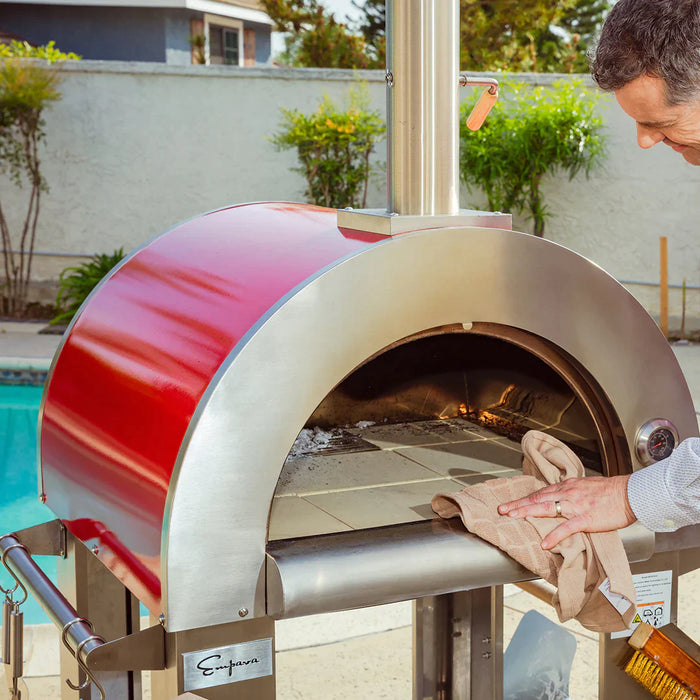 Empava Outdoor Wood Fired Pizza Oven in Italian Red, EMPV-PG06