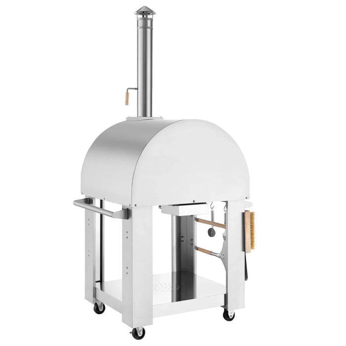 Empava Outdoor Wood Fired Pizza Oven in Stainless Steel, EMPV-PG01