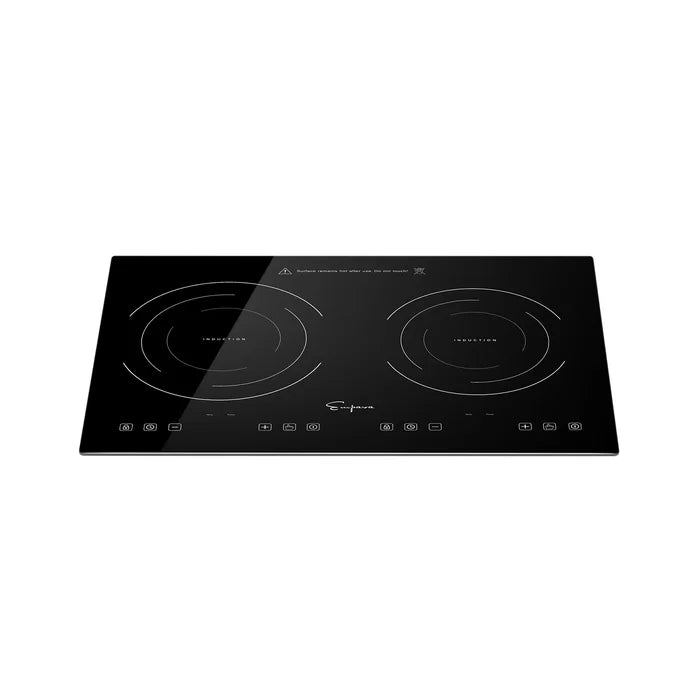 Empava 12" Built-In Induction Cooktop with 2 Elements, EMPV-IDC12B2