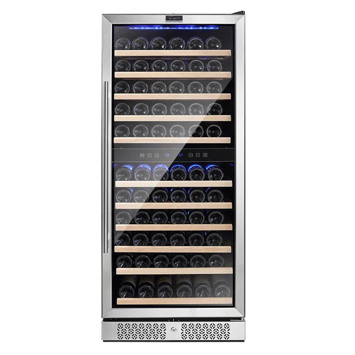 Empava 24" 116 Bottle Dual Zone Wine Cooler, EMPV-WC06D