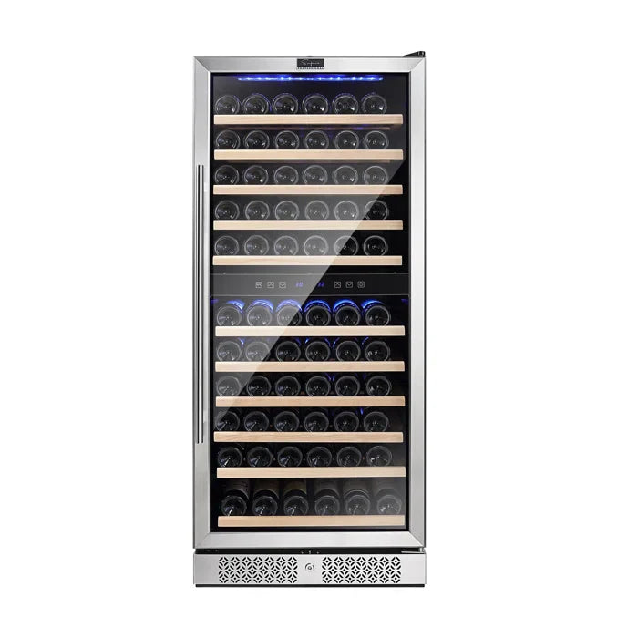 Empava 24" 116 Bottle Dual Zone Wine Cooler, EMPV-WC06D