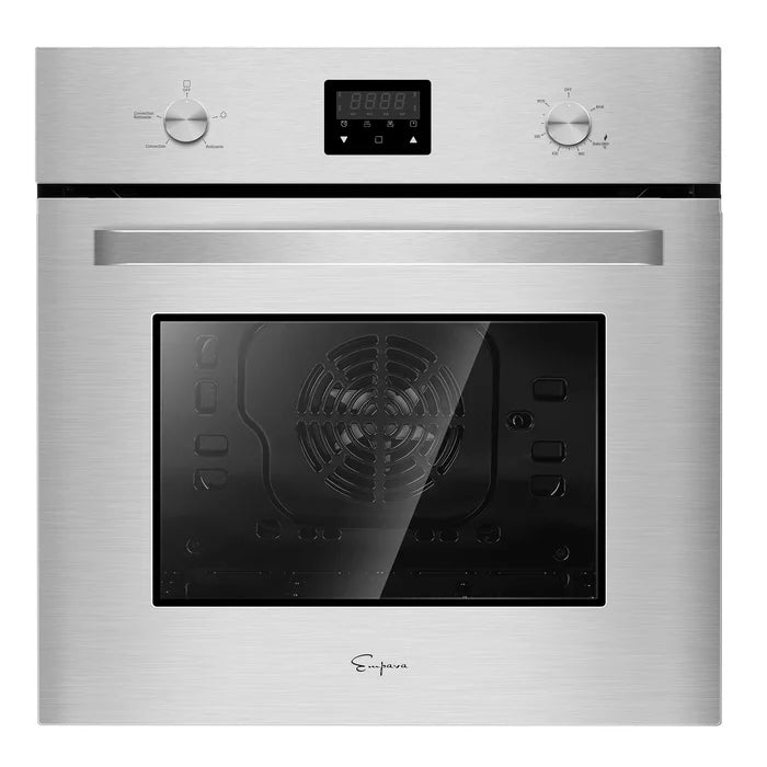 Empava Appliance Package-Empava 24" Natural Gas Oven, Empava 30" Cooktop, Empava 30" Convertible Vent Wall Mount Range Hood, AP-EMPV-24WO09-3