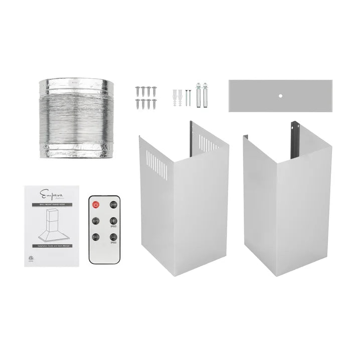 Empava Appliance Package-Empava 24" Propane Gas Oven, Empava 30" Cooktop, Empava 30" Wall Mount Range Hood, AP-EMPV-24WO11L