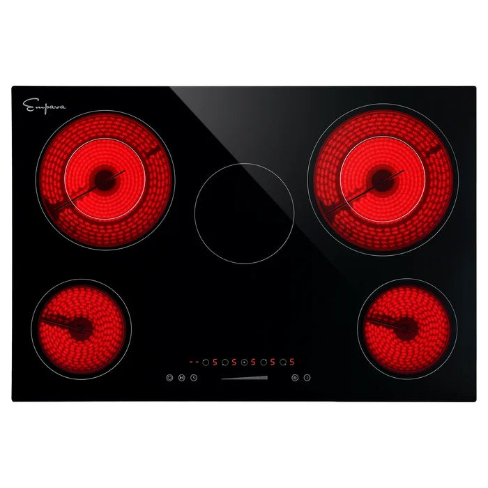 Empava 30" Electric Smooth Surface Radiant Cooktop with 5 Elements, EMPV-30REC13