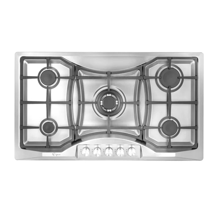 Empava 36" Stainless Steel Built-In Cooktop with 5 Gas Burners, EMPV-36GC24