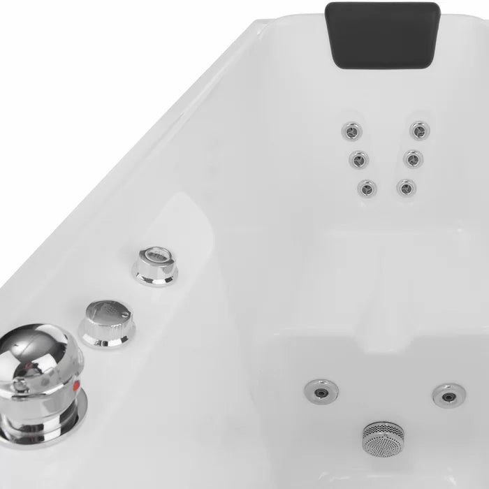 Empava 53" Walk-in Whirlpool Bathtub with Left Side Door, EMPV-53WIT02