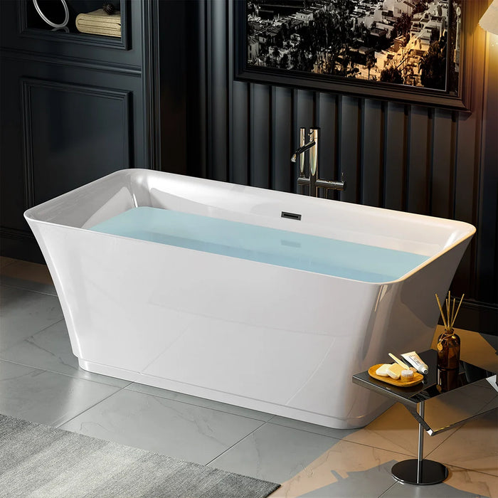 59" Freestanding Soaking Tub with Center Drain - EMPV-59FT1511