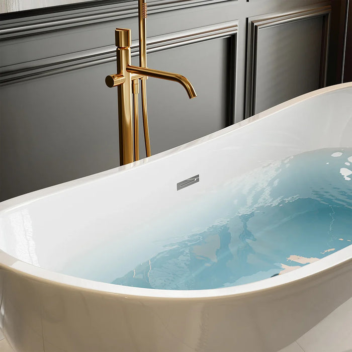 69" Freestanding Soaking Tub with Center Drain - EMPV-69FT1603