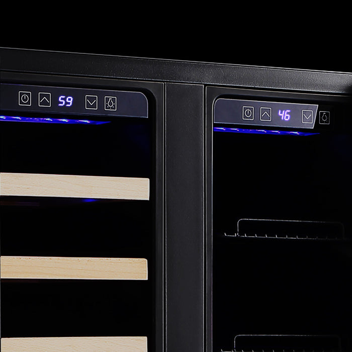 Empava 24" Dual Zone Wine and Beer Fridge Beverage Cooler - EMPV-BR03D